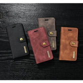 DG.MING für Galaxy S8+ / G955, Crazy Horse-Textur, horizontales Flip, abnehmbare magnetische Schutzhülle mit Halterung, Kartenfächern und Geldbörse, Galaxy S8+